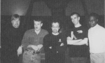 Team Metlay, Beneath Electric Stars, January 2 1999. From Left: Darwin Grosse, John Rossi III, Nick Rothwell, Mike Metlay, David Turner